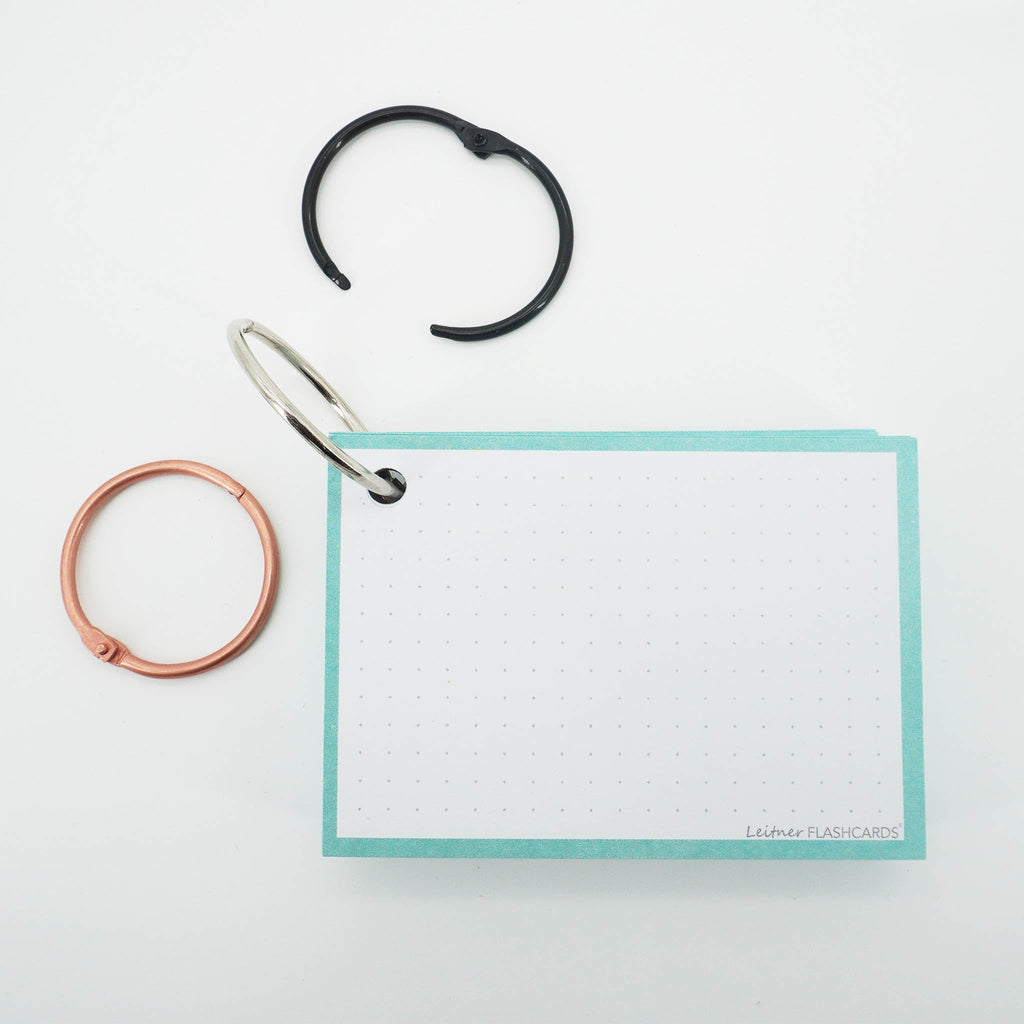 Leitner Flashcards A7 Pastel Dotted green 6