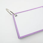Leitner Flashcards A7 Pastel Dotted purple 5
