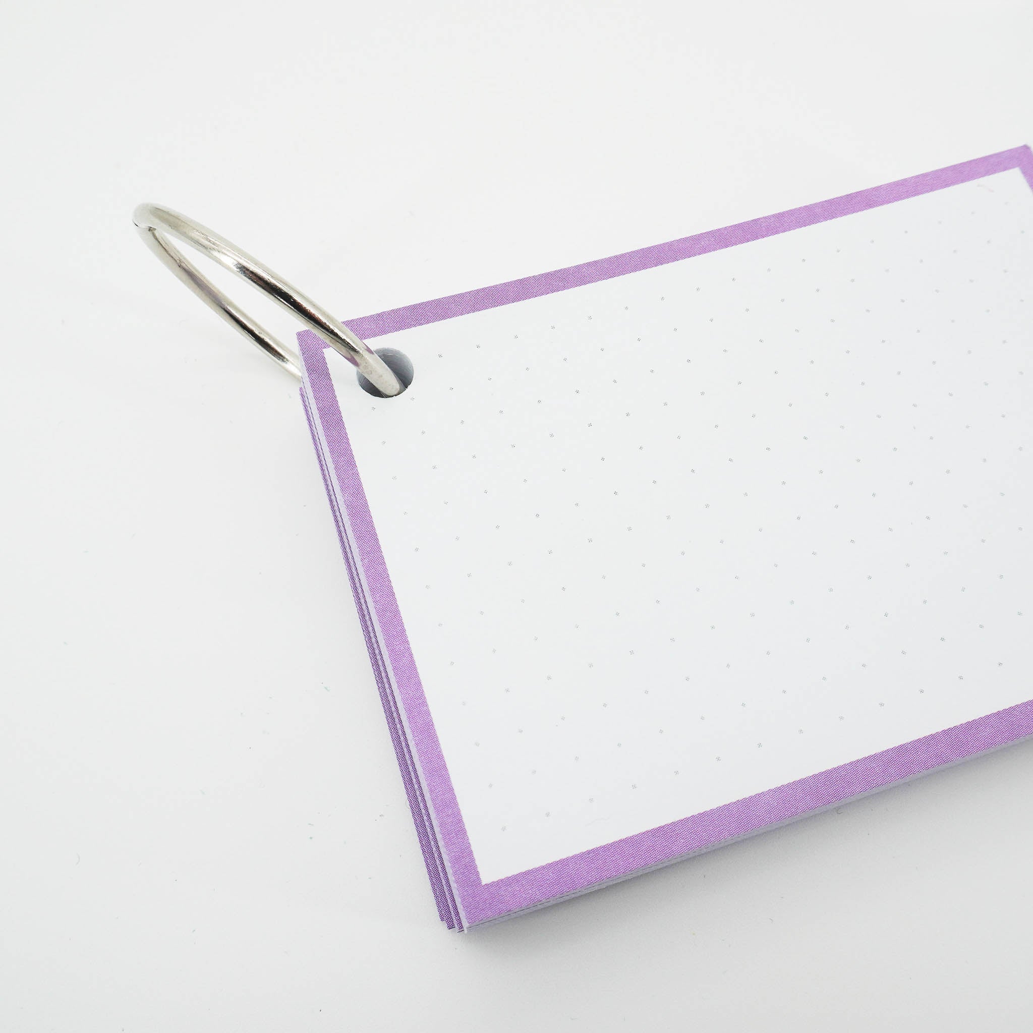 Leitner Flashcards A7 Pastel Dotted purple 5