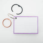 Leitner Flashcards A7 Pastel Dotted purple 6