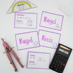 Leitner Flashcards A7 Pastel Dotted purple lifestyle 5