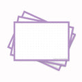 Leitner Flashcards A7 Pastel Dotted purple