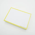 Leitner Flashcards A7 Pastel Dotted yellow