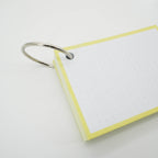 Leitner Flashcards A7 Pastel Dotted yellow 6