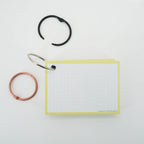 Leitner Flashcards A7 Pastel Dotted yellow 7