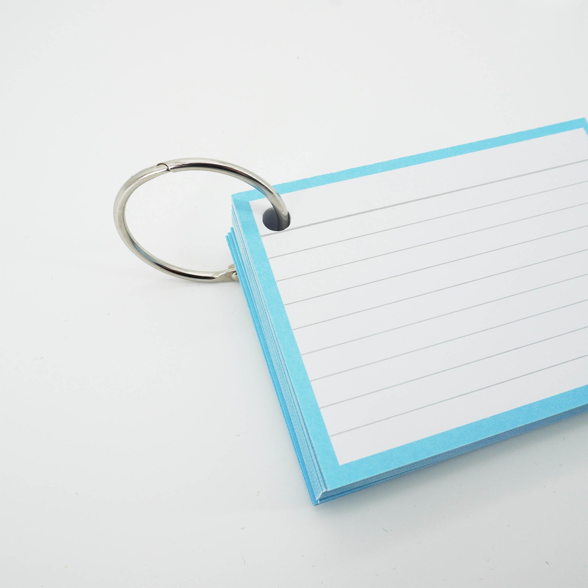 Leitner Flashcards A7 Pastel Lined blue 5