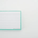 Leitner Flashcards A7 Pastel Lined green 2