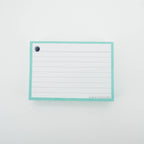Leitner Flashcards A7 Pastel Lined green 3