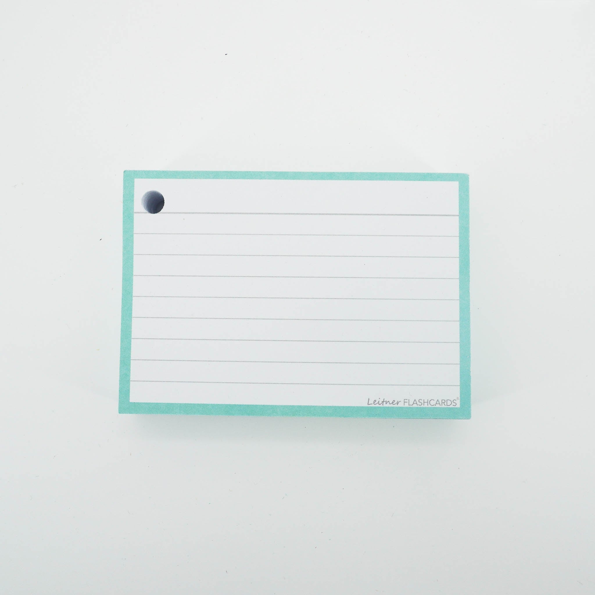 Leitner Flashcards A7 Pastel Lined green 3