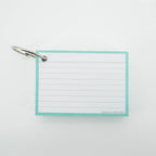 Leitner Flashcards A7 Pastel Lined green 4