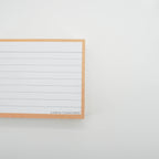 Leitner Flashcards A7 Pastel Lined orange 2