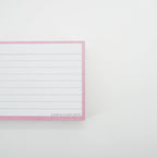 Leitner Flashcards A7 Pastel Lined pink 2