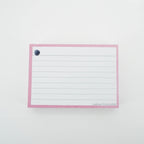 Leitner Flashcards A7 Pastel Lined pink 3
