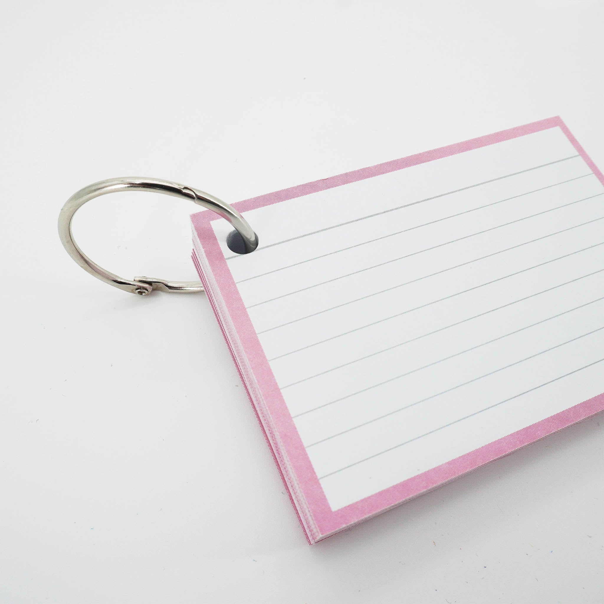 Leitner Flashcards A7 Pastel Lined pink 5