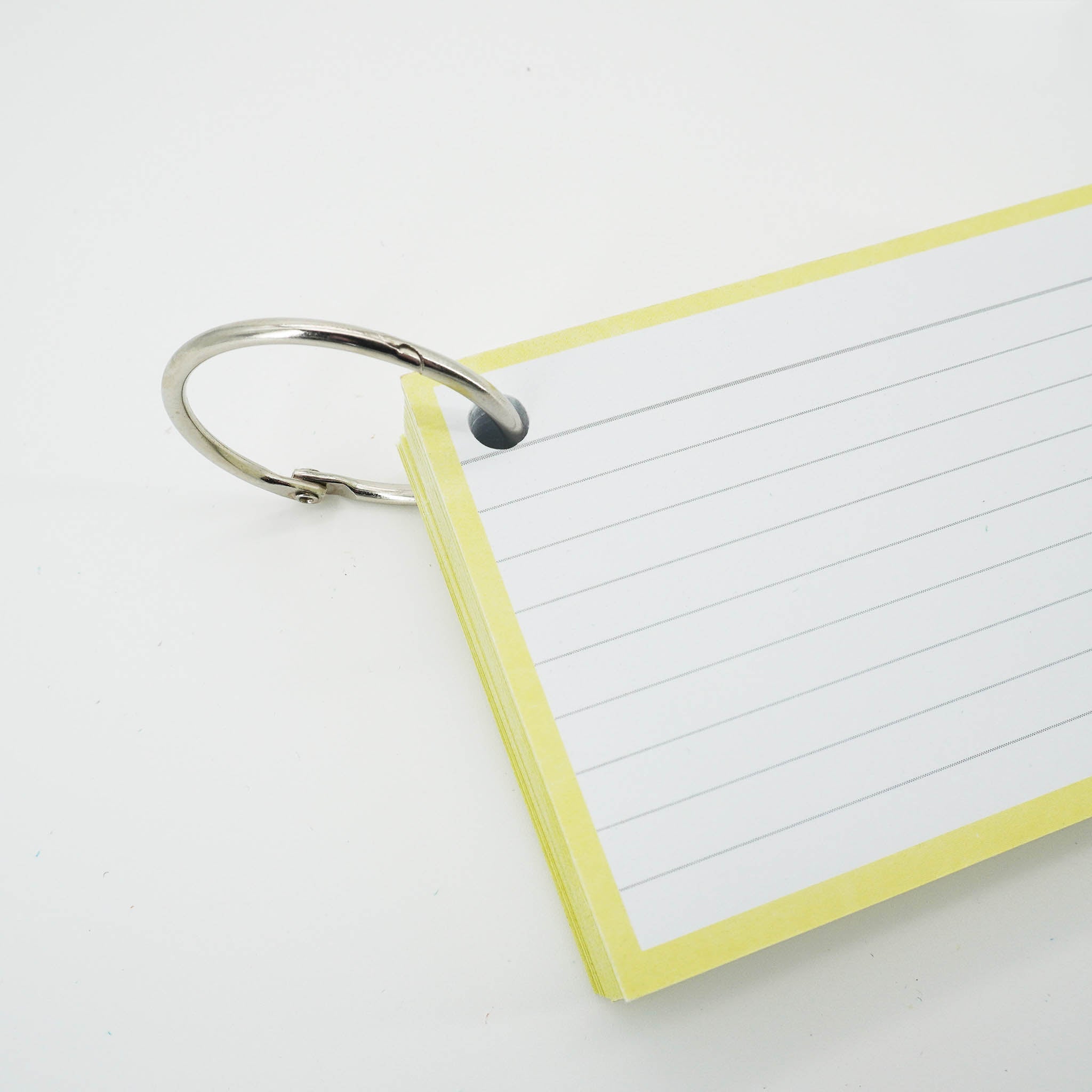 Leitner Flashcards A7 Pastel Lined yellow 5