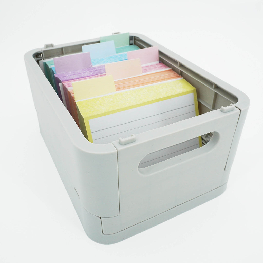 Leitner Flashcards A7 Pastel Lined yellow 7