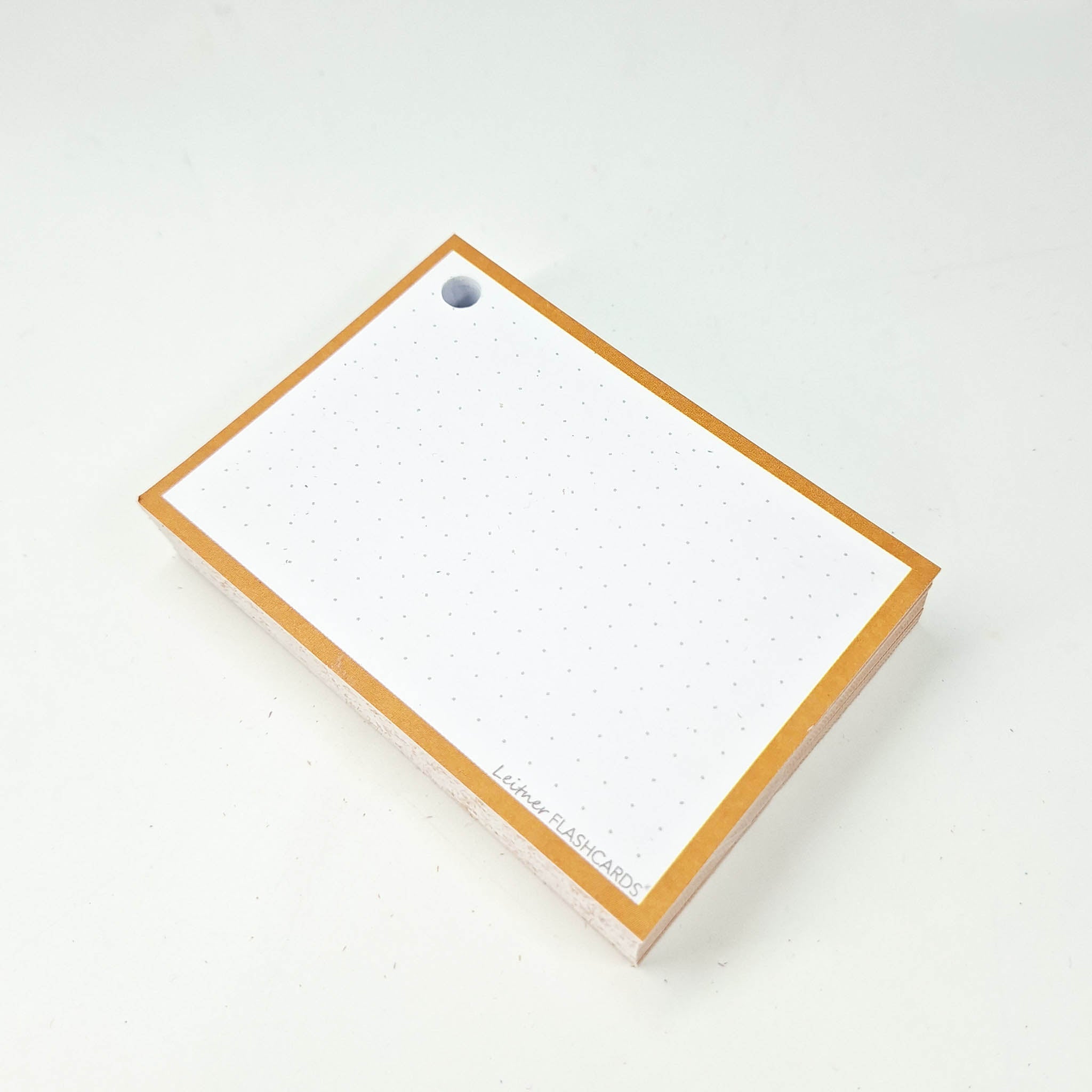 Leitner Flashcards A7 Retro Dotted yellow