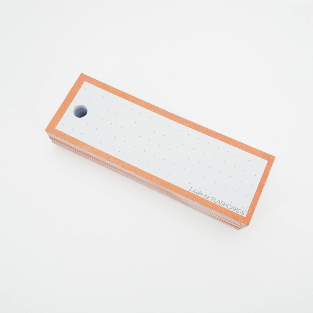 Leitner Vocabulary Cards Classic Dotted orange 4