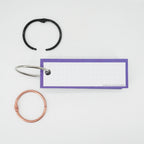 Leitner Vocabulary Cards Classic Dotted purple perforated with ring