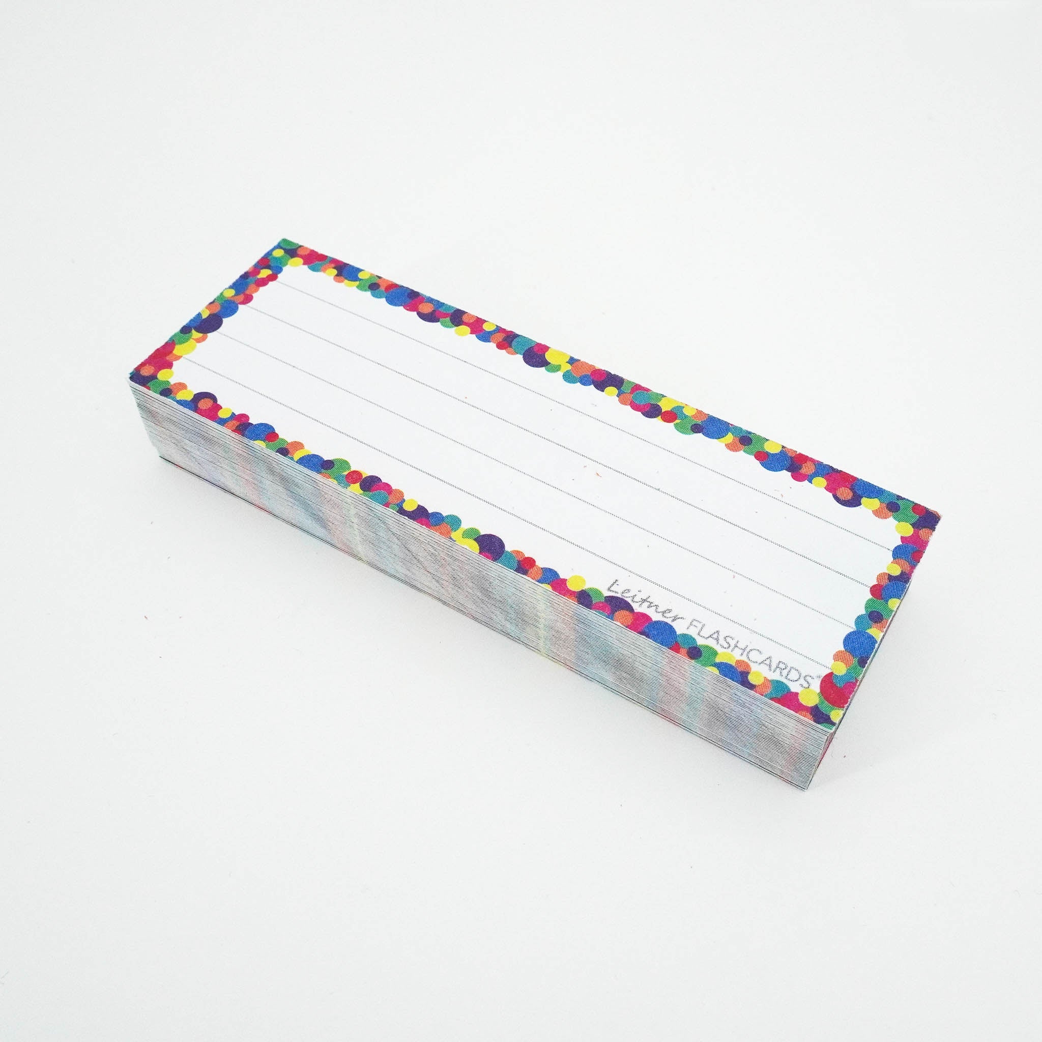 Leitner Vocabulary Cards Classic Lined confetti 2