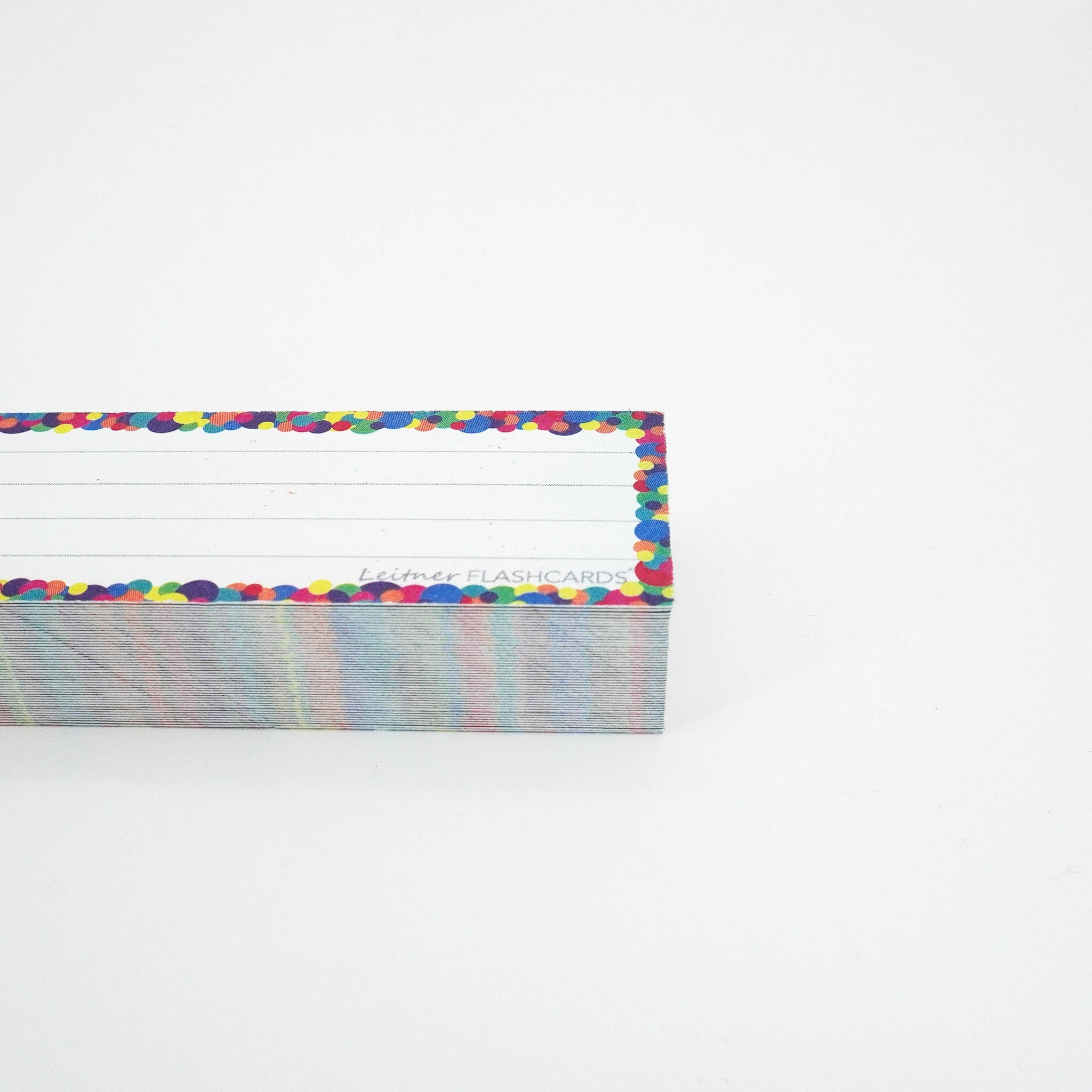Leitner Vocabulary Cards Classic Lined confetti 3
