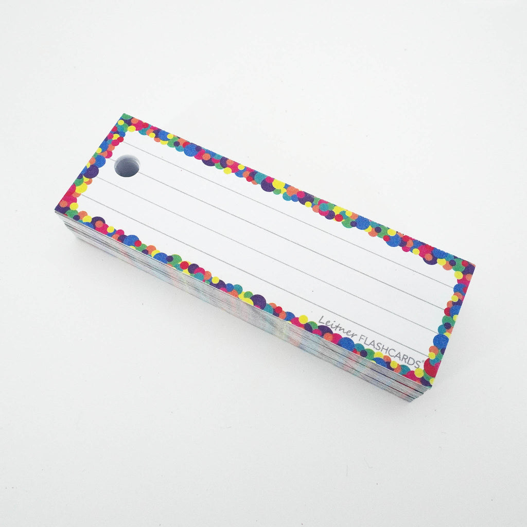 Leitner Vocabulary Cards Classic Lined confetti 4
