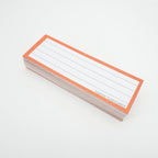 Leitner Vocabulary Cards Classic Lined orange