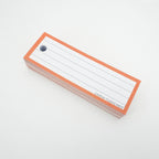 Leitner Vocabulary Cards Classic Lined orange