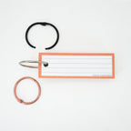 Leitner Vocabulary Cards Classic Lined orange with ring