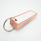 Leitner Vocabulary Cards Classic Lined orange