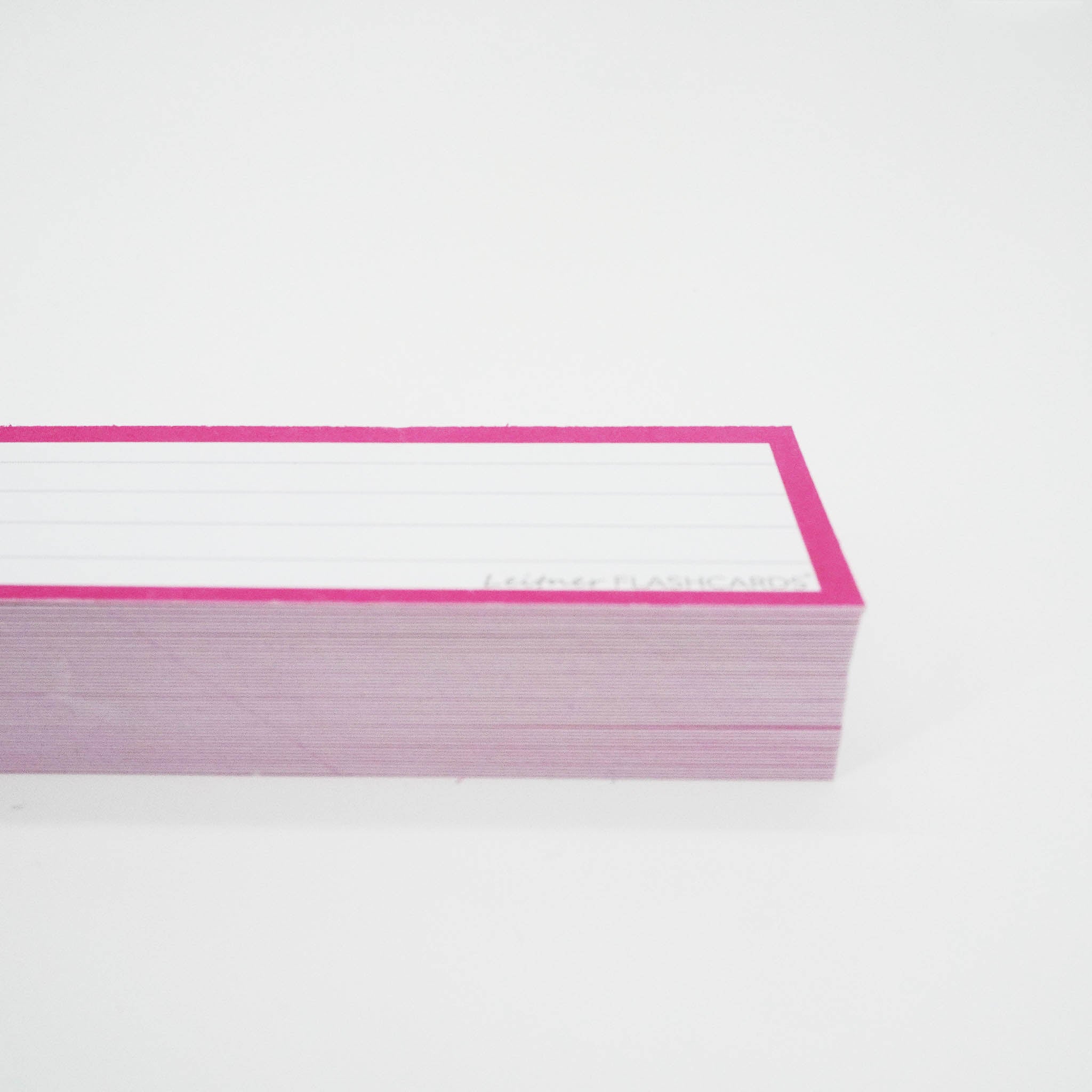 Leitner Vocabulary Cards Classic Lined pink 2