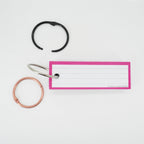 Leitner Vocabulary Cards Classic Lined pink with ring