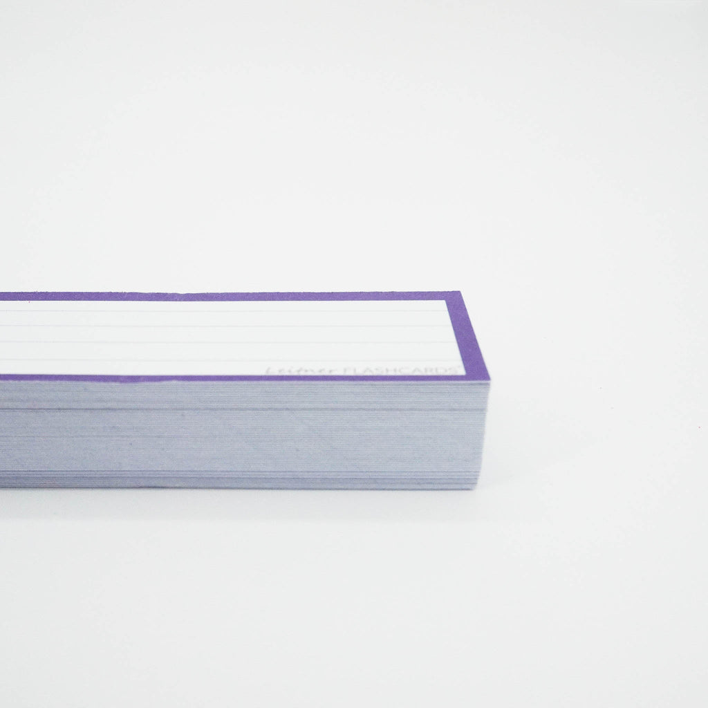Leitner Vocabulary Cards Classic Lined purple 2