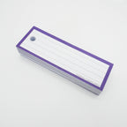 Leitner Vocabulary Cards Classic Lined purple
