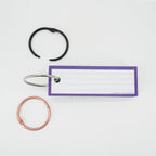 Leitner Vocabulary Cards Classic Lined purple with ring