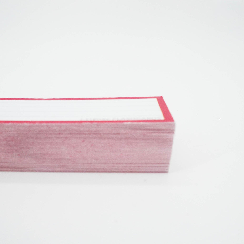 Leitner Vocabulary Cards Classic Lined red 2