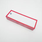 Leitner Vocabulary Cards Classic Lined red