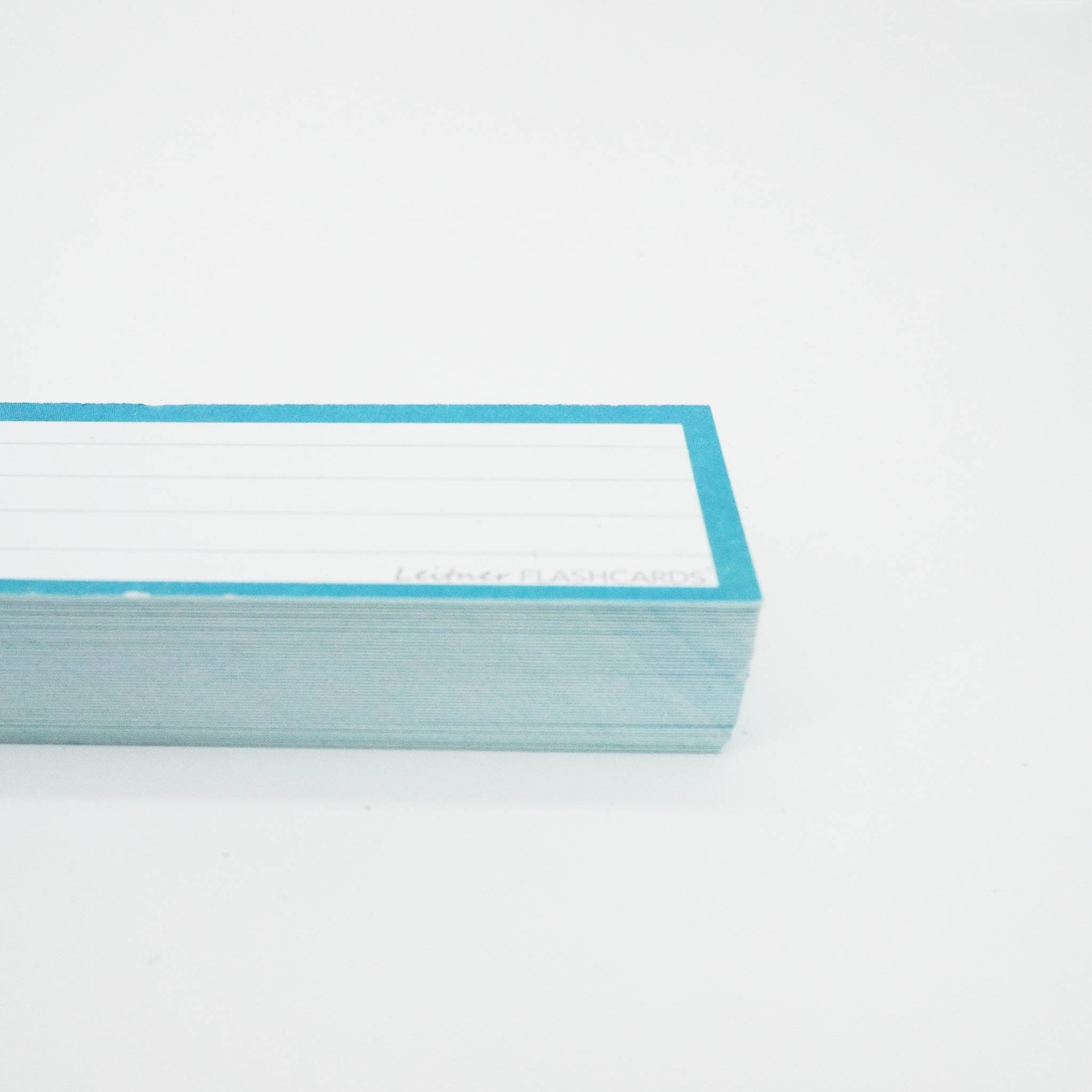 Leitner Vocabulary Cards Classic Lined turquoise 2