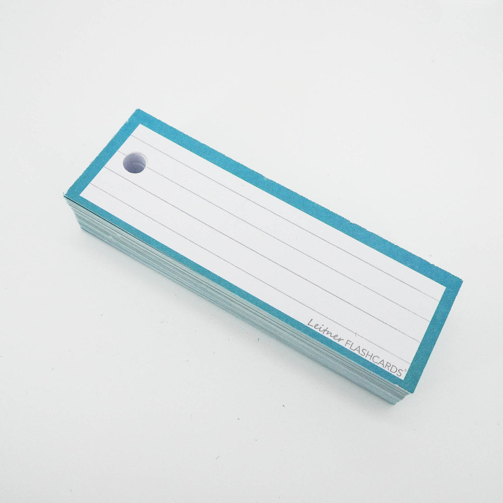 Leitner Vocabulary Cards Classic Lined turquoise 3