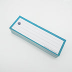 Leitner Vocabulary Cards Classic Lined turquoise 3
