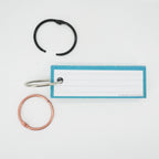 Leitner Vocabulary Cards Classic Lined turquoise with ring 2