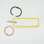 Leitner Vocabulary Cards Classic Lined yellow with ring 2