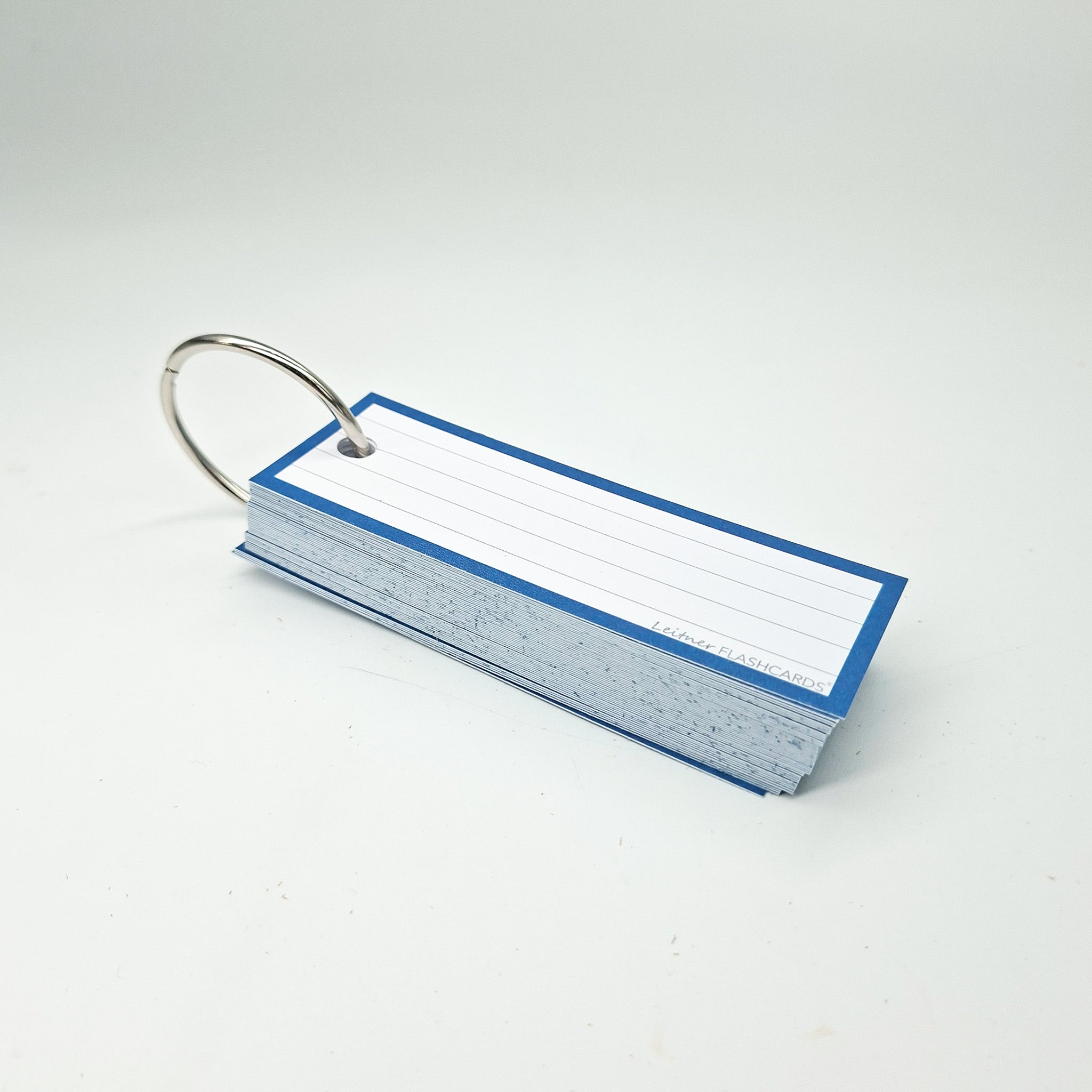 Leitner Vocabulary Cards Retro Lined blue