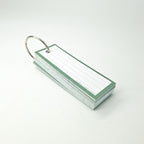 Leitner Vocabulary Cards Retro Lined green