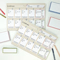 Leitner Flashcards Planner A4 Sand
