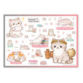 Leitner Flashcards Animal Stickers A6 Cat