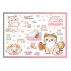 Leitner Flashcards Animal Stickers A6 Cat