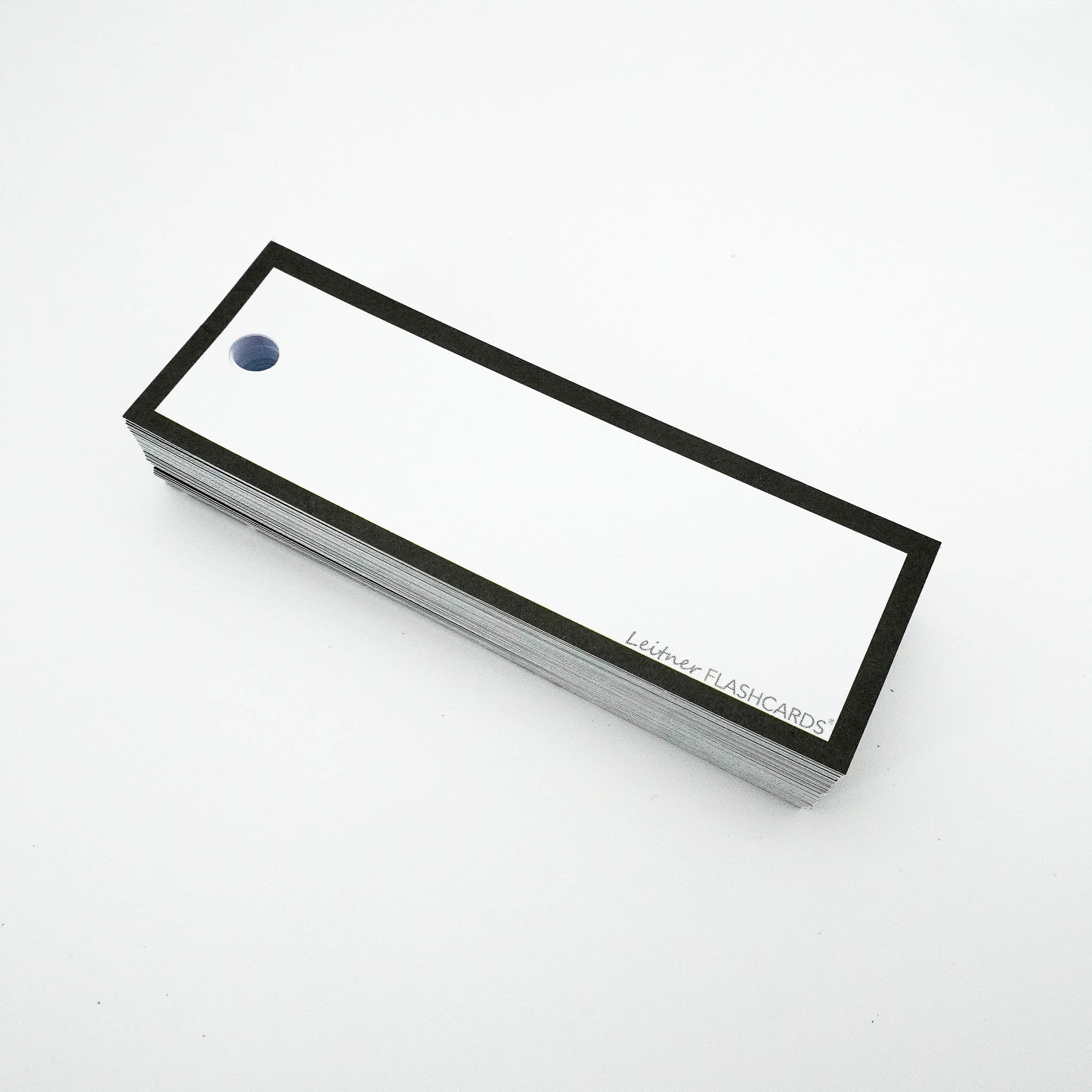 Leitner Vocabulary Cards Classic Blank black border 4