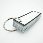 Leitner Vocabulary Cards Classic Blank black border 5