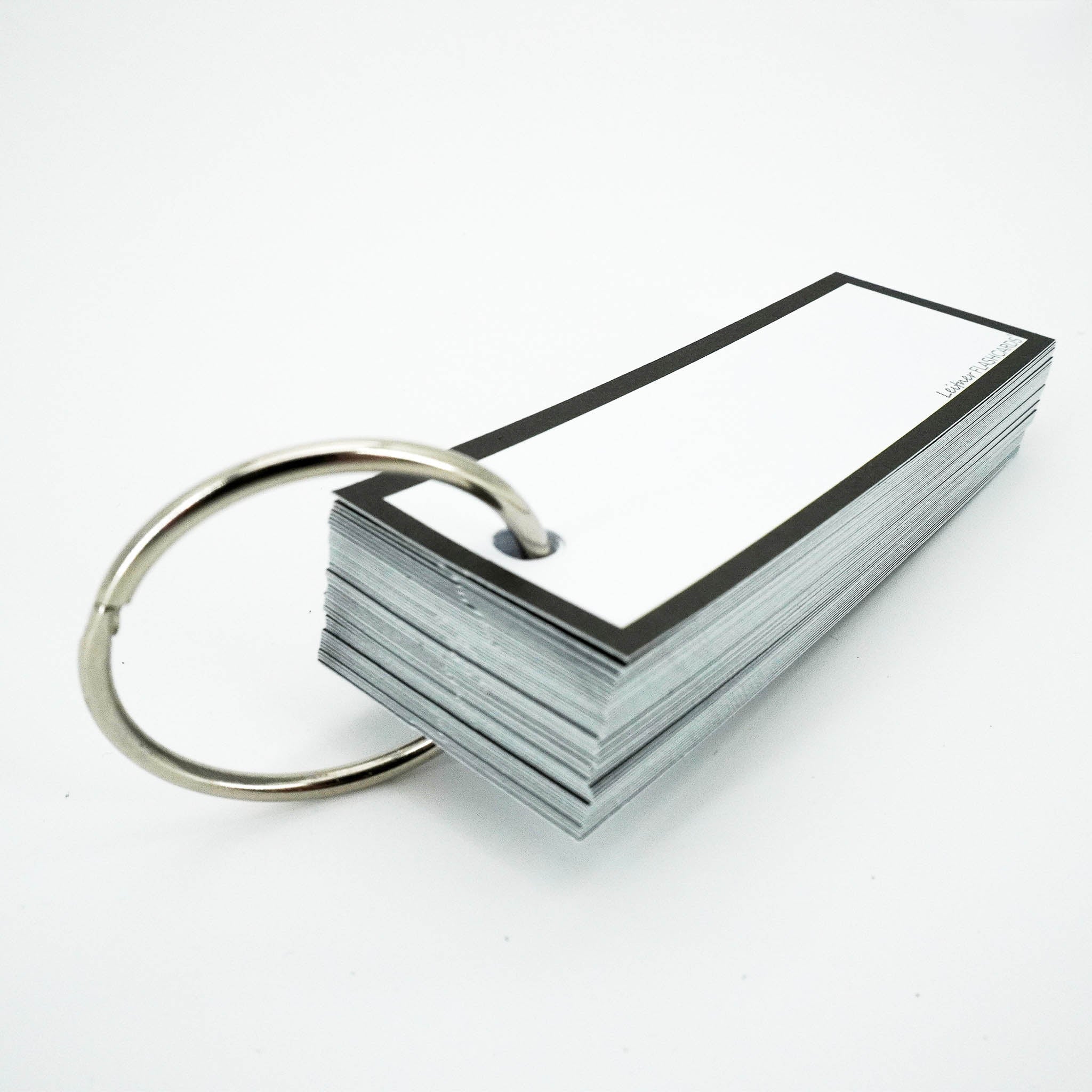 Leitner Vocabulary Cards Classic Blank black border 5